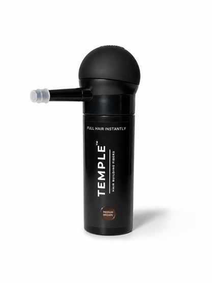 TEMPLE™ HAIR FIBERS | PREMIUM KERATIN HAIR BUILDING FIBERS